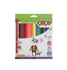 Олівці кольорові ZiBi Kids line 24 кольорів (ZB.2416)