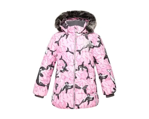 Куртка Huppa MELINDA 18220030 cветло-розовый с принтом 80 (4741468974651)