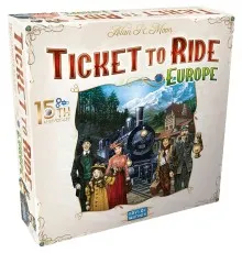 Настільна гра Days of Wonder Ticket to Ride: Europe-15th Anniversary Deluxe Edition, англ (824968200339)