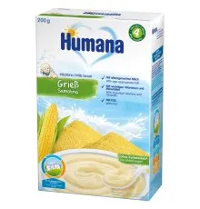 Дитяча каша Humana молочна кукурудзяна суха 200 г (4031244775610)