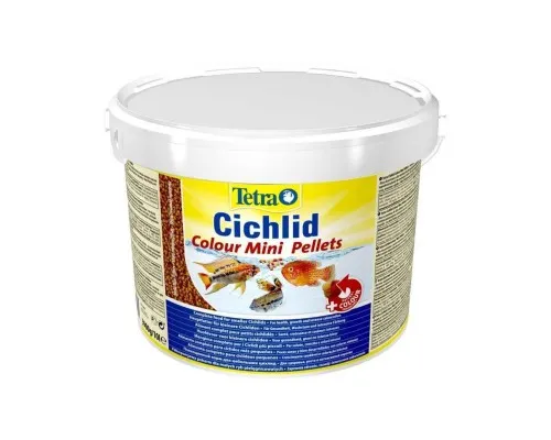 Корм для риб Tetra Cichlid Colour Mini в гранулах 10 л (4004218201385)