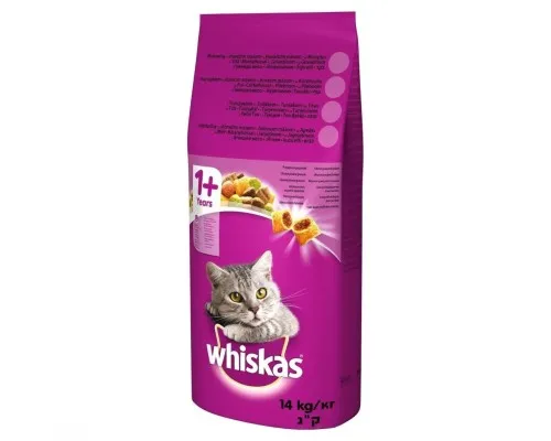 Сухой корм для кошек Whiskas с курицей 14 кг (5900951014352)
