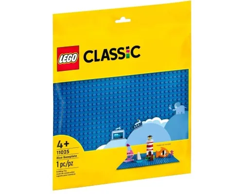 Конструктор LEGO Classic Базовая пластина синего цвета (11025)