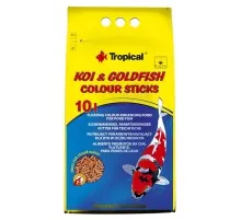 Корм для риб Tropical Koi&Goldfish Colour Sticks для ставкових риб у паличках 10 л (5900469406564)