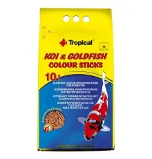 Корм для рыб Tropical Koi & Goldfish Colour Sticks для прудовых рыб в палочках 10 л (5900469406564)