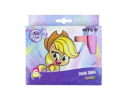 Крейда Kite кольорова Jumbo My Little Pony, 6 кольорів (LP21-073)