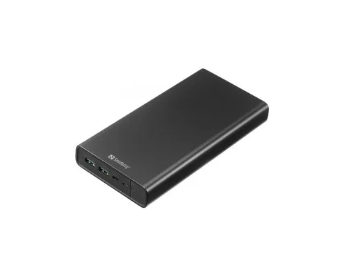 Батарея універсальна Sandberg 38400mAh, PD/100W, QC/3.0, inp:USB-C/Micro-USB, out:USB-A*2 (420-63)