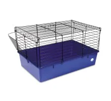 Клітка для гризунів Природа Кролик 70x40x50 см чорна/синя (4823082415076)