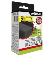 Наповнювач для акваріумного фільтра AquaEl Media Set Standard губка для фільтра Fan-1 Plus 2 шт. (5905546198240)