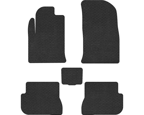 Килимок в салон EVAtech Ford Fiesta (5d) 2002-2009 6 покоління Ht (FD3335C5RBB)