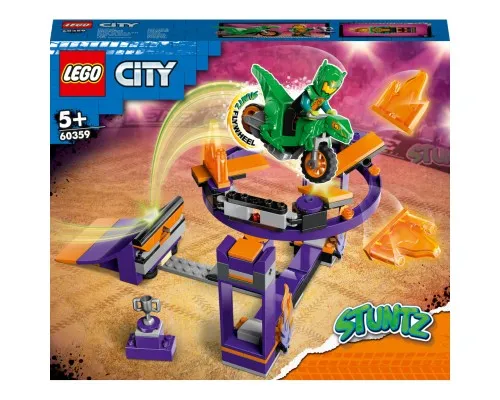 Конструктор LEGO City Stuntz Задание с каскадерской рампой 144 детали (60359)