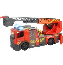 Спецтехника Dickie Toys Пожарная машина Скания с телескопической стремянкой, со звуком и световыми эффектами 35 см (3716017)