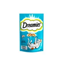Ласощі для котів Dreamies з лососем 60 г (4008429037962)