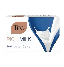 Твердое мыло Teo Beauty Rich Milk Delicate Care 90 г (3800024047367)