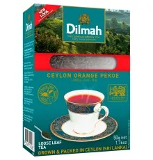 Чай Dilmah Чорний Великолистовий 50 г (9312631122268)