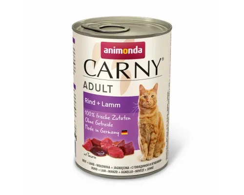Консервы для кошек Animonda Carny Adult Beef + Lamb 400 г (4017721837217)