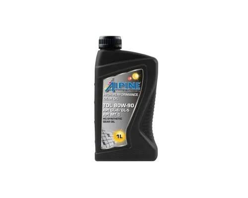 Трансмиссионное масло Alpine Gear Oil 80W-90 TDL GL-4/GL-5 1л (0725-1)