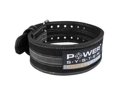 Атлетичний пояс Power System Power Lifting PS-3800 Black/Grey Line M (PS-3800_M_Black_Grey)