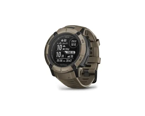 Смарт-часы Garmin Instinct 2X, Solar, Tactical Edition, Coyote Tan, GPS (010-02805-02)