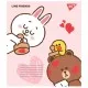 Тетрадь Yes Line friends 12 листов линия (766545)