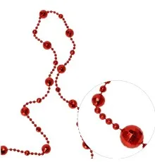 Намисто на ялинку Jumi кульки 5 м, пластик, червоний (5900410988453)