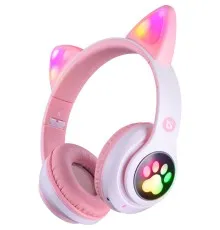 Навушники Defender FreeMotion B585 Bluetooth LED Pink (63585)
