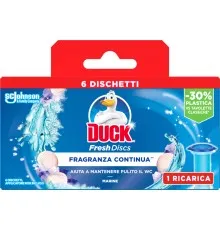 Туалетный блок Duck Диски чистоты Морская свежесть сменный блок (5000204790436)