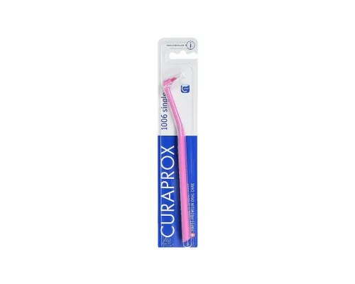 Зубная щетка Curaprox CS 1006 Single & Sulcular 6 мм Монопучковая Розовая (CS 1006-06)