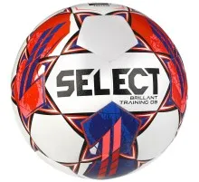 Мяч футбольный Select Brillant Training DB v23 білий, червоний Уні 5 (5703543317165)
