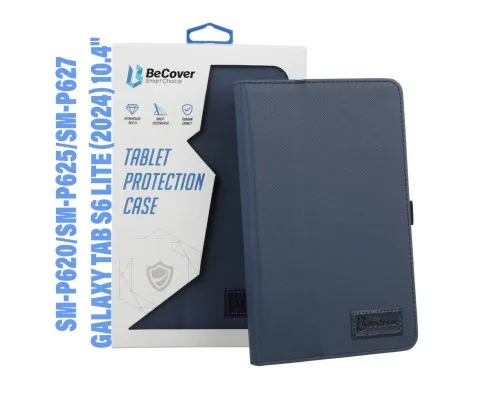 Чехол для планшета BeCover Slimbook Samsung Tab S6 Lite (2024) 10.4" P620/P625/P627 Deep Blue (710811)