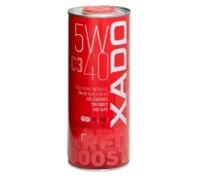Моторна олива Xado Atomic Oil 5W-40 C3 RED BOOST 1л (XA 26122)