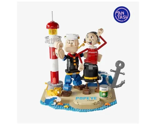 Конструктор Pantasy Popeye Папай с Оливой (86401)