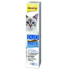 Паста для животных GimCat DUO PASTE Multi-vitamin 12 vitamins with tuna 12 витаминов и тунец 50 г (4002064421858)