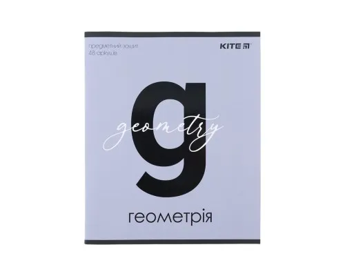 Зошит Kite предметний Letters 48 аркушів, геометрія клітинка (K24-240-3)