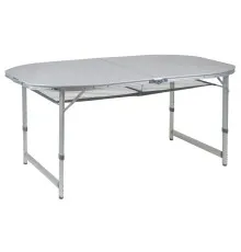 Туристичний стіл Bo-Camp Premium Oval 150x80 cm Grey (1404405)