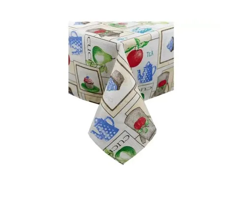Скатертина Прованс CUPCAKE blue 180х136 (035621)