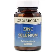 Мінерали Dr. Mercola Цинк і Селен, Zinc plus Selenium, 90 капсул (MCL-03152)