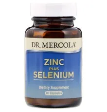 Минералы Dr. Mercola Цинк и Селен, Zinc plus Selenium, 90 капсул (MCL-03152)