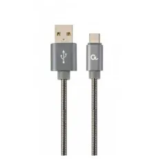 Дата кабель USB 2.0 AM to Type-C 1.0m Cablexpert (CC-USB2S-AMCM-1M-BG)
