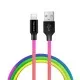 Дата кабель USB 2.0 AM to Lightning 1.0m multicolor ColorWay (CW-CBUL016-MC)