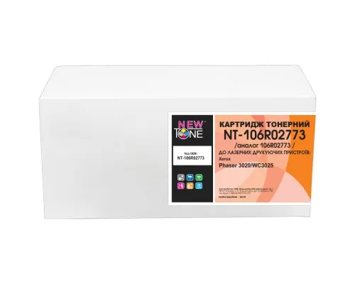 Картридж NewTone Xerox Ph3020/WC3025 Black (NT-106R02773)