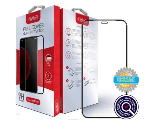 Скло захисне Intaleo Full Glue Apple iPhone 12 mini (black) (1283126506413)