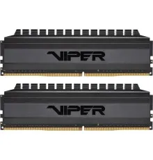 Модуль пам'яті для комп'ютера DDR4 32GB (2x16GB) 3200 MHz Viper 4 Blackout Patriot (PVB432G320C6K)