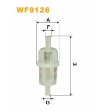 Фільтр паливний Wixfiltron WF8126