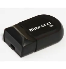 USB флеш накопитель Mibrand 8GB Scorpio Black USB 2.0 (MI2.0/SC8M3B)