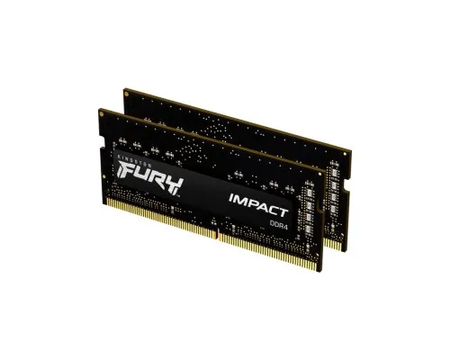 Модуль памяті для ноутбука SoDIMM DDR4 64GB (2x32GB) 3200 MHz Fury Impact Kingston Fury (ex.HyperX) (KF432S20IBK2/64)