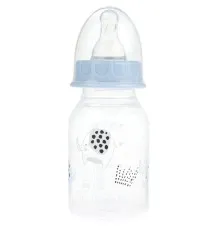 Бутылочка для кормления Baby-Nova Декор 120 мл Голубая (3960068)
