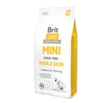 Сухий корм для собак Brit Care GF Mini Hair & Skin 7 кг (8595602520244)