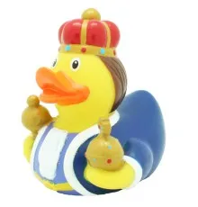 Іграшка для ванної Funny Ducks Качка Король (L1840)