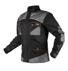 Куртка робоча Neo Tools HD Slim, розмір S (48), 285 г/м2, еластан з посиленою тканин (81-218-S)